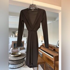 Express Long Sleeve Dress with Open Back